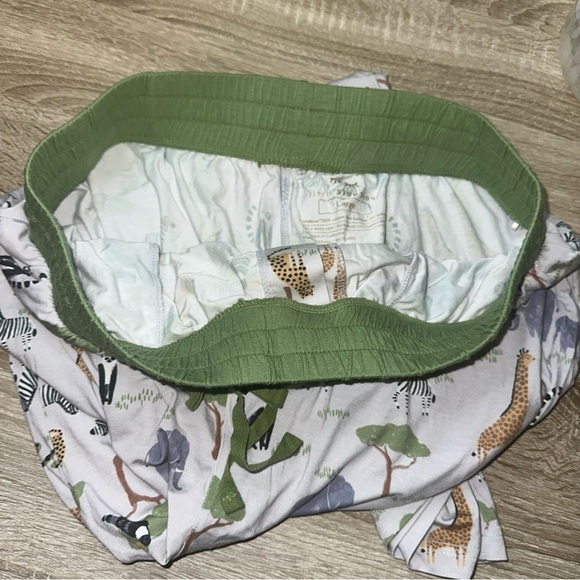 Little Sleepies, Adult Bamboo Safari print Pajama Pants Size Large - Picture 8 of 9